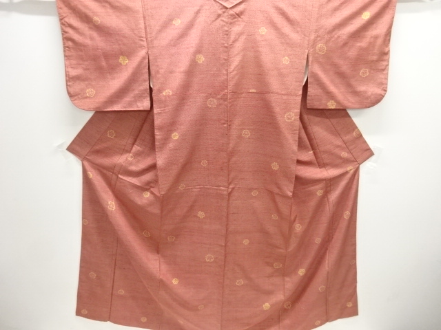 JAPANESE KIMONO / KIMONO ENSEMBLE / SILK / TOKAMACHI TSUMUGI / WOVEN UME